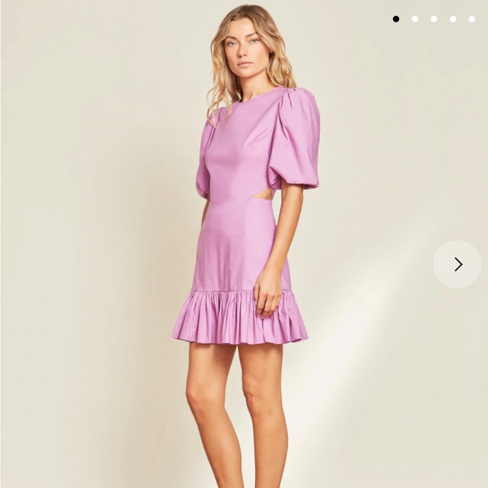 Iker puffed-sleeve dress